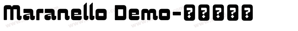 Maranello Demo字体转换